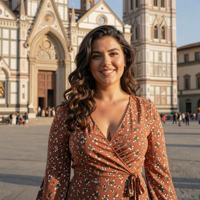 Giulia, an Italian woman interested in meeting American men for serious dating