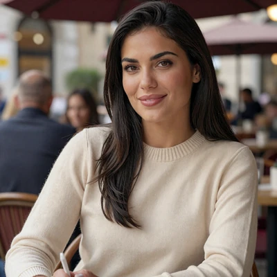 Giulia, an Italian woman from Milan interested in serious relationships