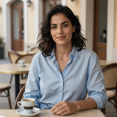 Acquaviva San Marinese woman Sofia open to international romance with American partner on Angelaglove