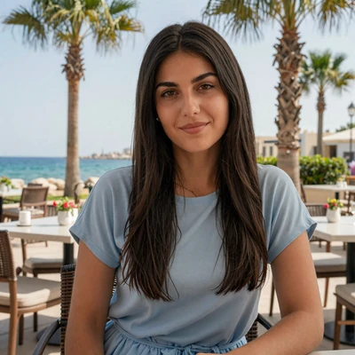 Cypriot woman Andria from Larnaca looking for a serious relationship on Angelaglove platform