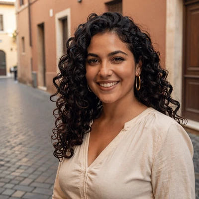 Alessia, an Italian woman from Rome seeking marriage with an American partner