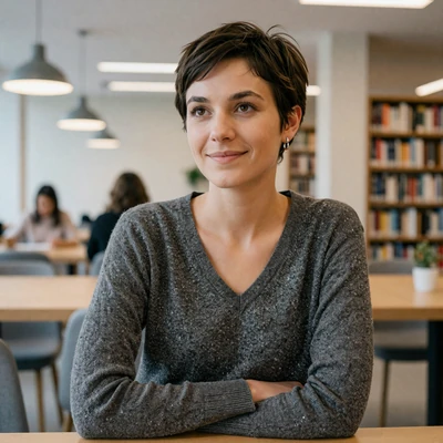 Leuven Belgian woman Axelle looking for a meaningful connection with American partner