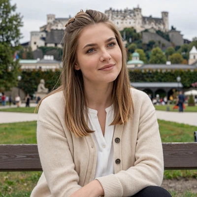 Austrian woman Anna-Lena from Salzburg looking for a serious relationship on Angelaglove platform
