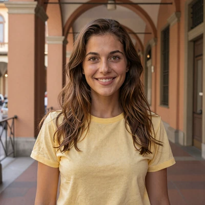 Bologna Italian woman Sofia seeking a serious long-term relationship with American men on Angelaglove